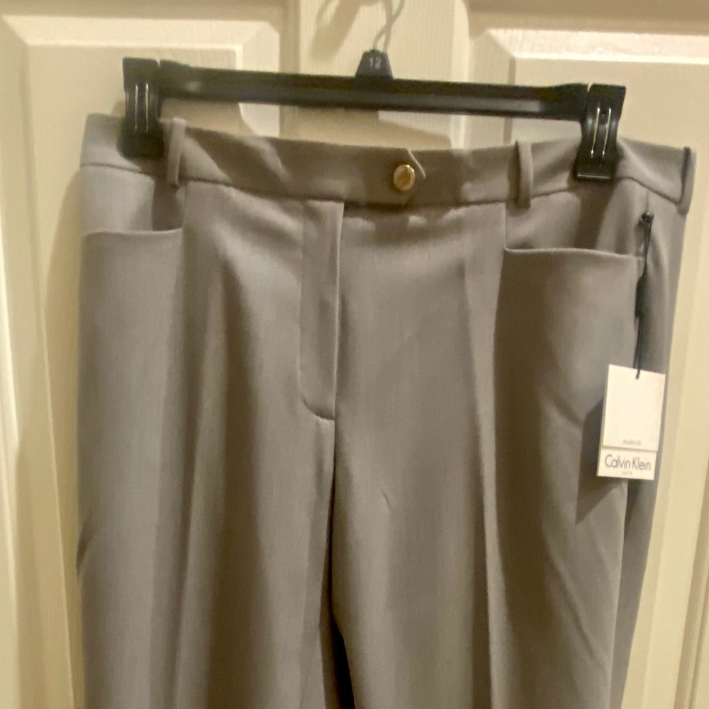 New With Tags - Calvin Klein Suit Pants - Gray - Size 12